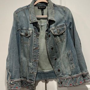 INC International Concepts Jean Jacket XL